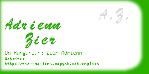 adrienn zier business card